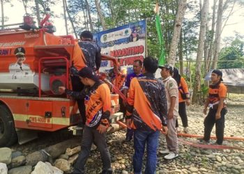 BPBD Balangan Latih Tim Pemadam Kebakaran Tebing Tinggi, Tingkatkan Kesiapsiagaan Hadapi Karhutla dan Kebakaran Permukiman