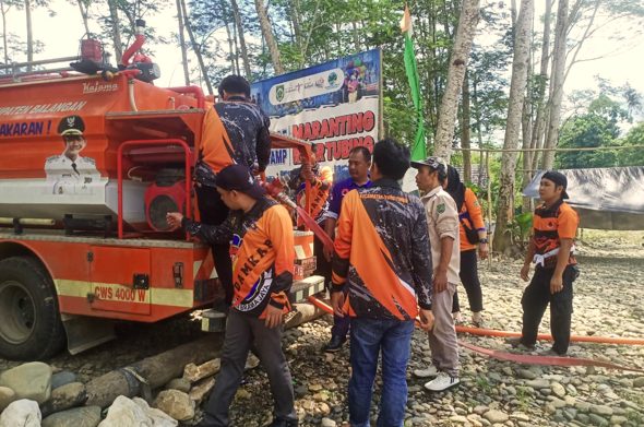 BPBD Balangan Latih Tim Pemadam Kebakaran Tebing Tinggi, Tingkatkan Kesiapsiagaan Hadapi Karhutla dan Kebakaran Permukiman