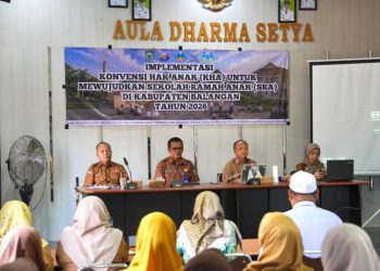 Wujudkan Sekolah Ramah Anak, DP3A P2KB PMD Balangan Libatkan Kepala Sekolah se-Kabupaten
