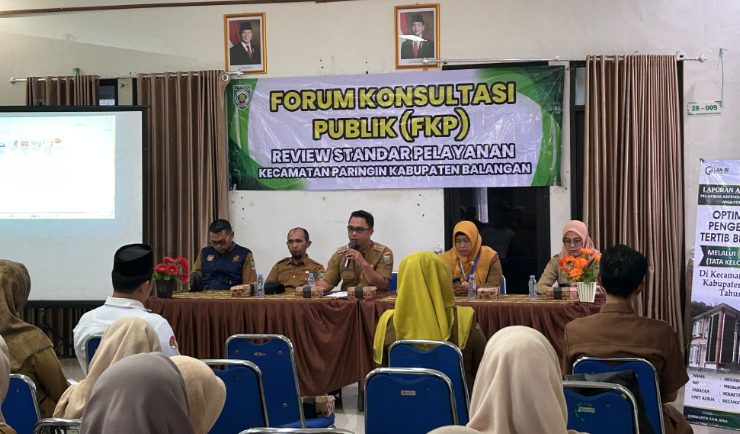 Kecamatan Paringin Evaluasi Standar Pelayanan, Libatkan Masyarakat Lewat Forum Konsultasi Publik