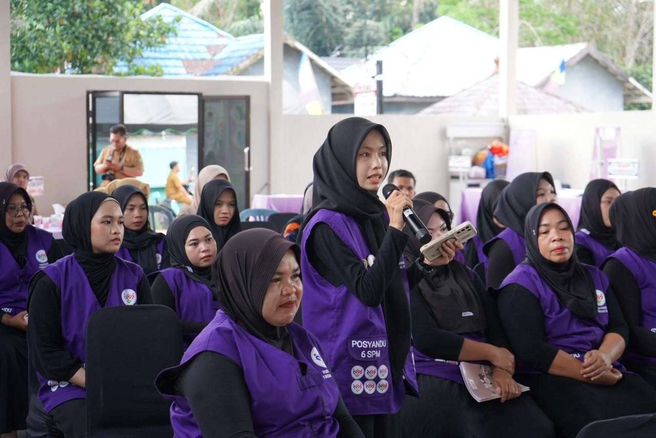 Tim Pembina Posyandu Kalsel Perkuat Implementasi Posyandu Enam SPM di Desa Muara Jaya