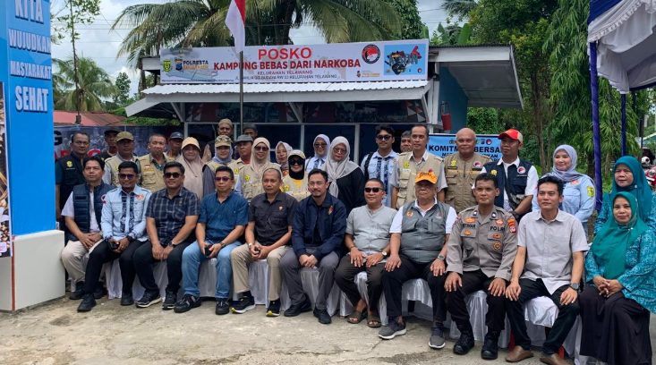 Telawang Matangkan Persiapan Hadapi Penilaian Kampung Bebas Narkoba Tingkat Polda Kalsel