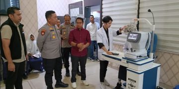 Ribuan Pelajar Jalani Pemeriksaan Mata, 619 Terima Kacamata Gratis dari Polresta Banjarmasin