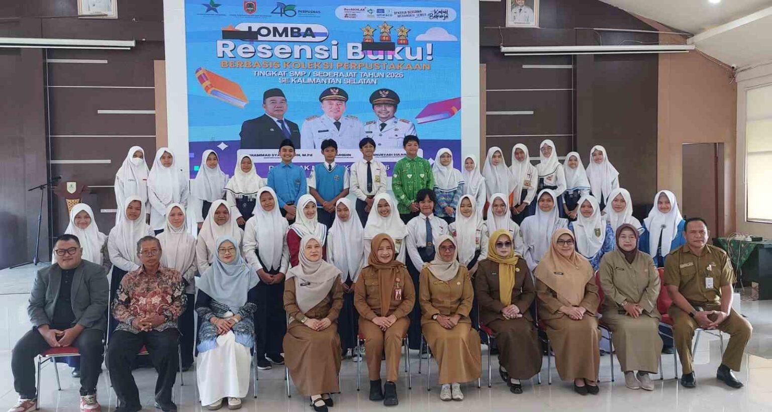 Dispersip Kalsel Dorong Budaya Literasi Lewat Lomba Resensi Buku Tingkat SMP