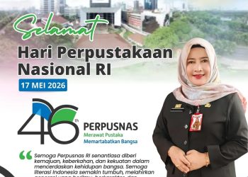 Dispersip Kalsel Ucapkan Selamat HUT ke-46 Perpustakaan Nasional RI