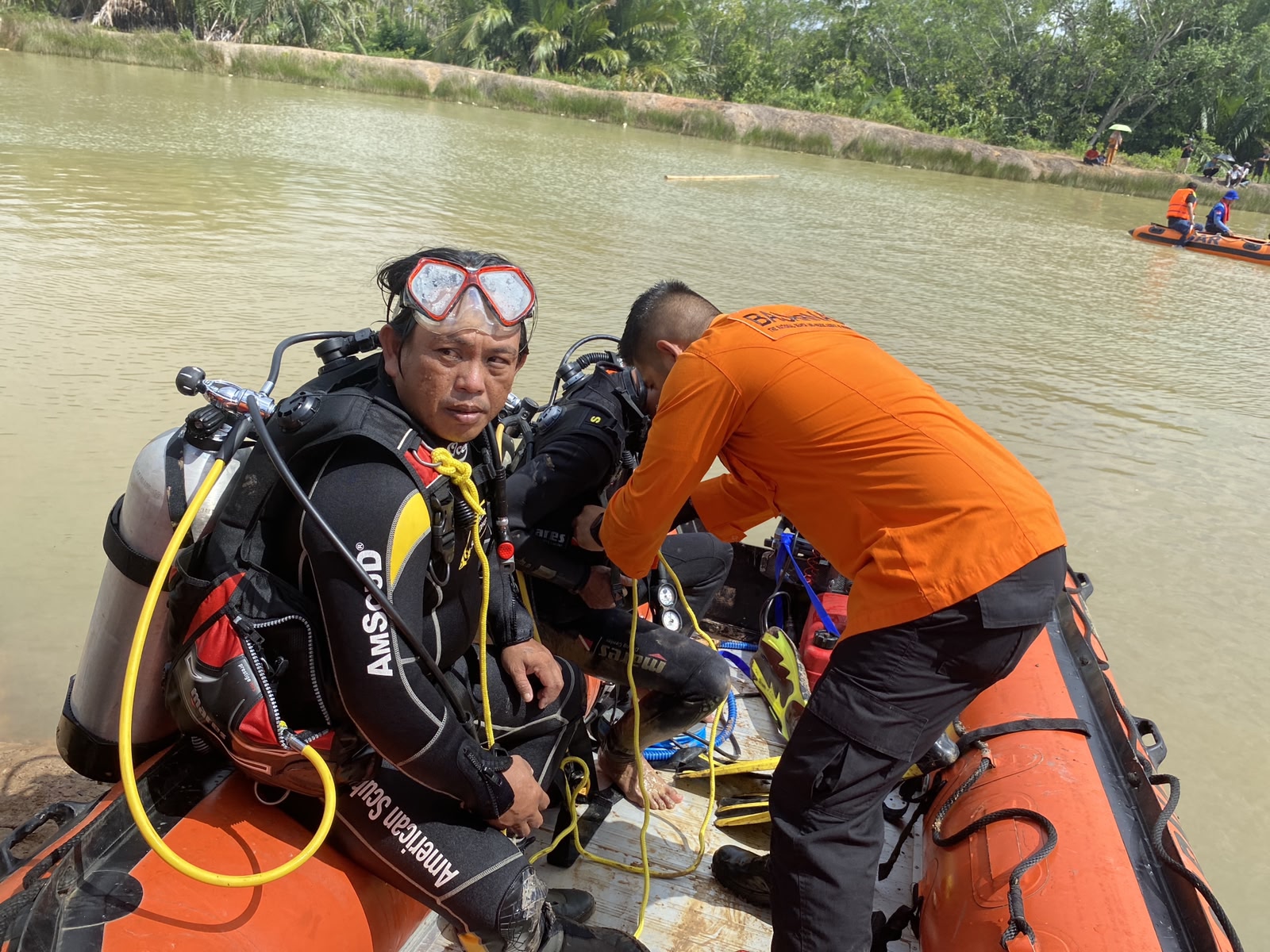 Tim SAR Gabungan Cari Anak Diduga Tenggelam di Danau Arraudah Tanah Bumbu