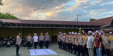 Polres HST Kawal Ketat Haul KH. Mahfuz Amin di Ponpes Ibnul Amin Pemangkih