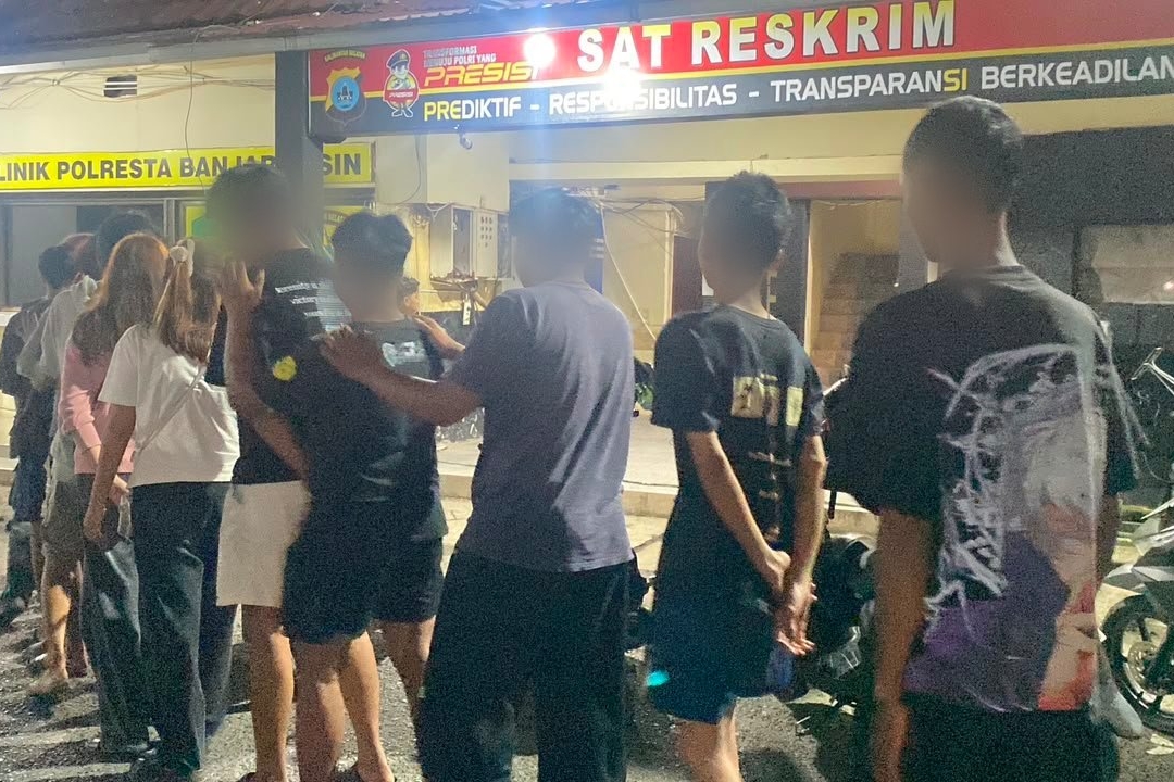 Polresta Banjarmasin Amankan Dua ABH Pembawa Celurit Usai Terima Laporan Warga