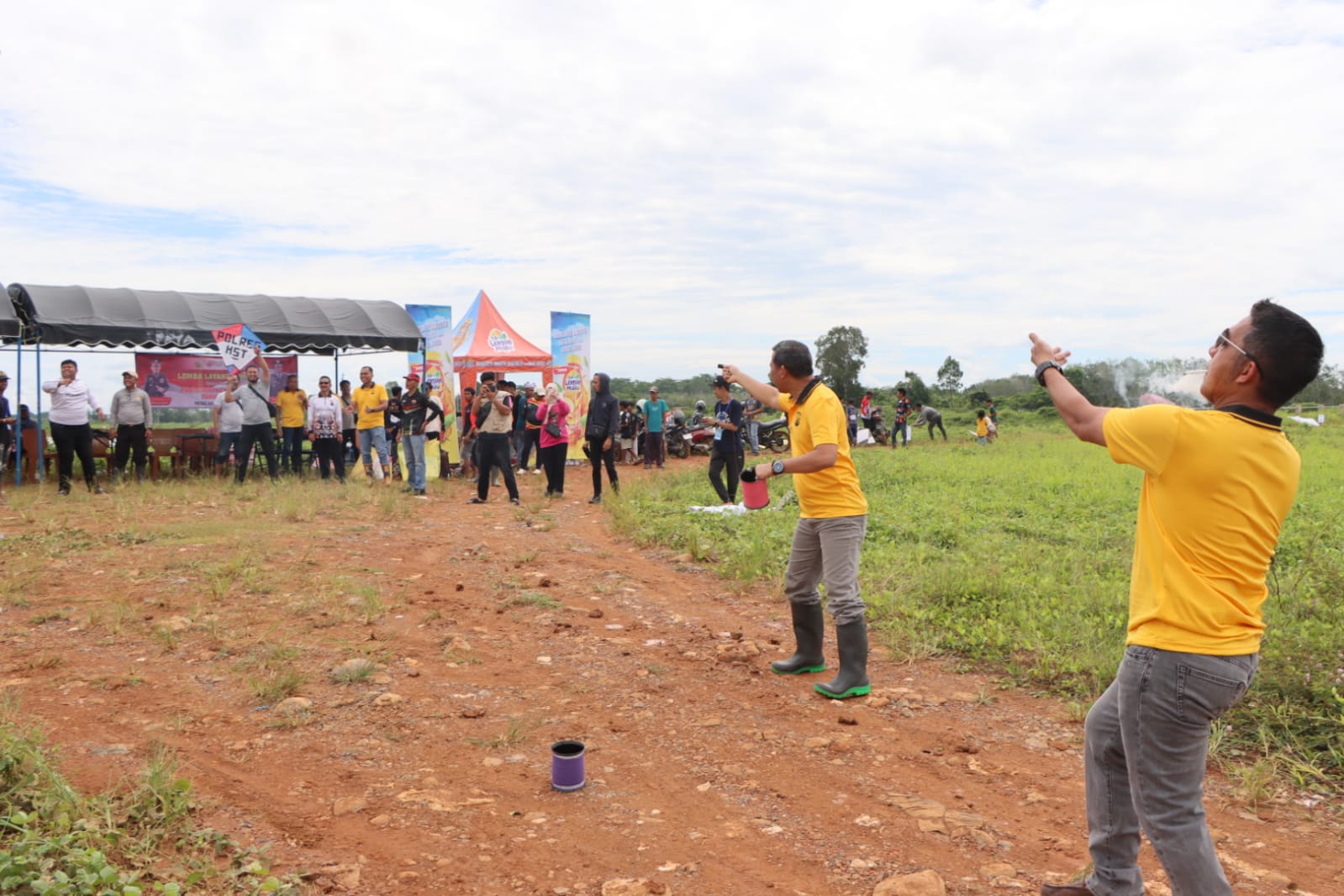 Pererat Persaudaraan, Polres HST Gelar Lomba Layang-Layang Aduan Antar Daerah