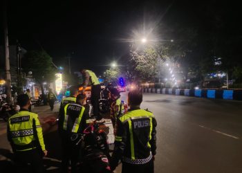Balap Liar Masih Marak, Polresta Banjarmasin Sita 8 Sepeda Motor
