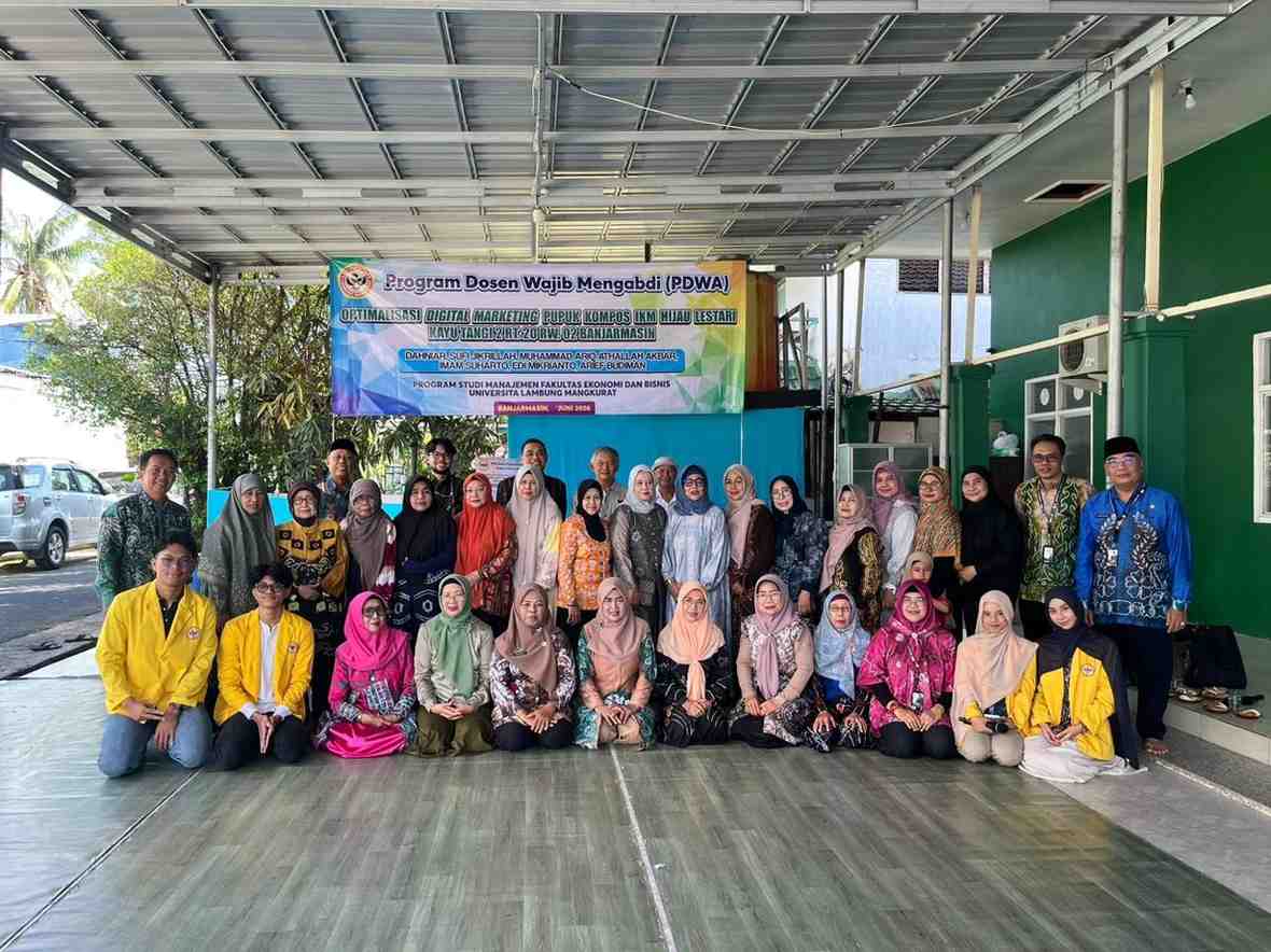 Lewat PDWA, Warga Kayu Tangi Dilatih Kelola Sampah Jadi Pupuk Kompos, Dibarengi Optimalisasi Digital Marketing