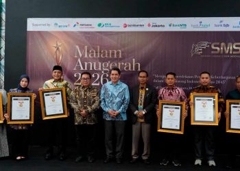Raih Anugerah Sahabat Pers SMSI 2026, Wali Kota Yamin Sebut Media Mitra Strategis Pembangunan