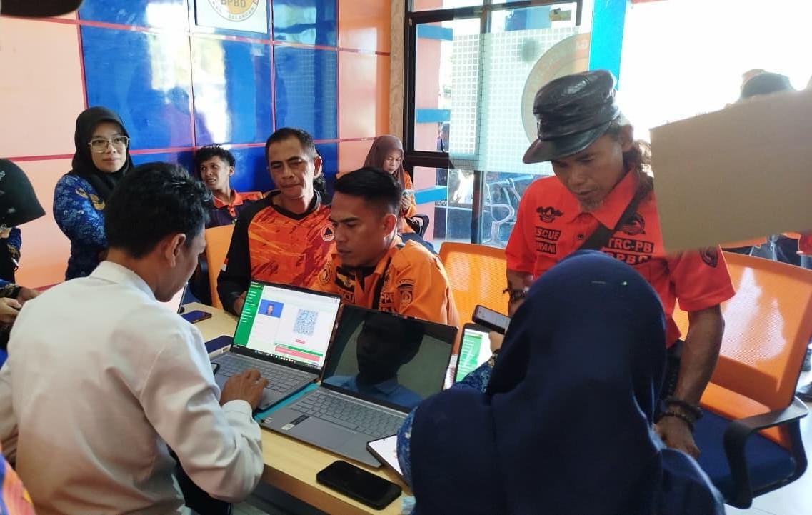 Disdukcapil Balangan dan BPBD Jalin Kerja Sama Pemanfaatan Data Kependudukan untuk Penanganan Bencana