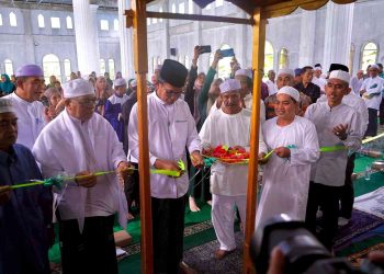 Resmikan Masjid Raudhatul Jannah, Wabup Balangan Ajak Masyarakat Makmurkan Masjid dengan Kegiatan Keagamaan