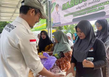 Pasar Murah Pemkab Balangan Diserbu Warga, Stok Kebutuhan Pokok Ludes Terjual