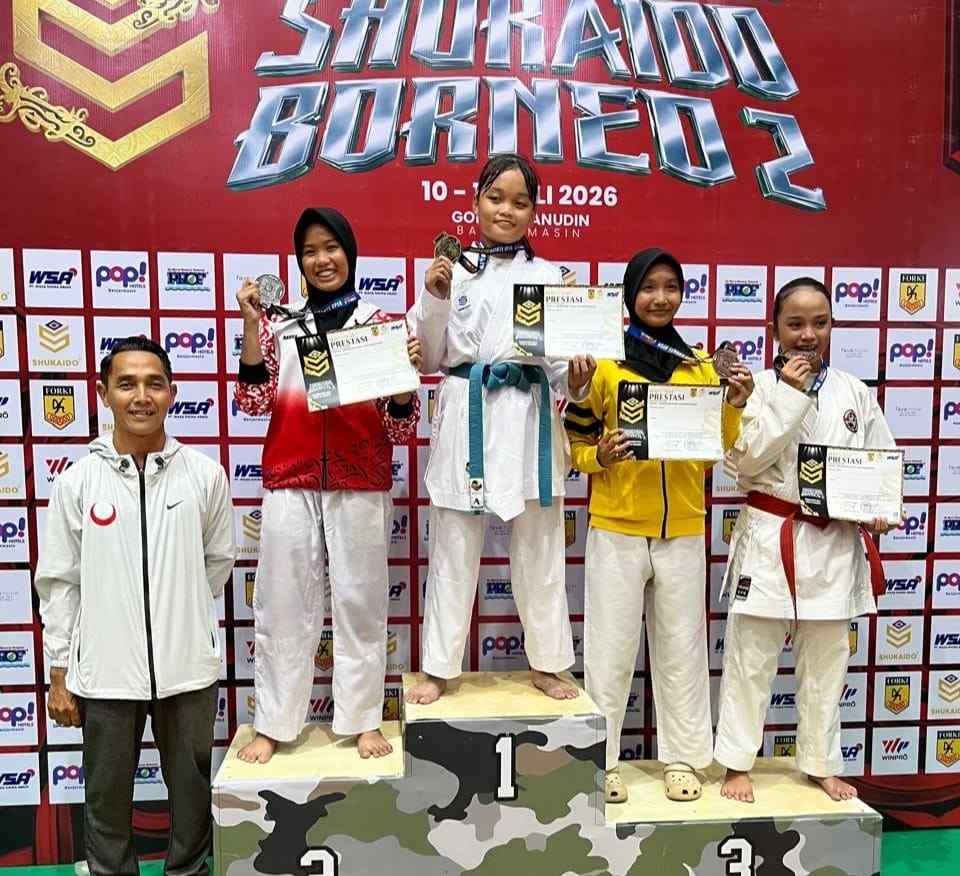 Karateka ASKI Balangan Raih 15 Medali di Kejuaraan Shukaido Borneo 2, Bukti Pembinaan Berjalan Maksimal