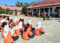 BPBD Balangan Kenalkan Teknik Pemadaman Kebakaran kepada Siswa SMAN 1 Halong