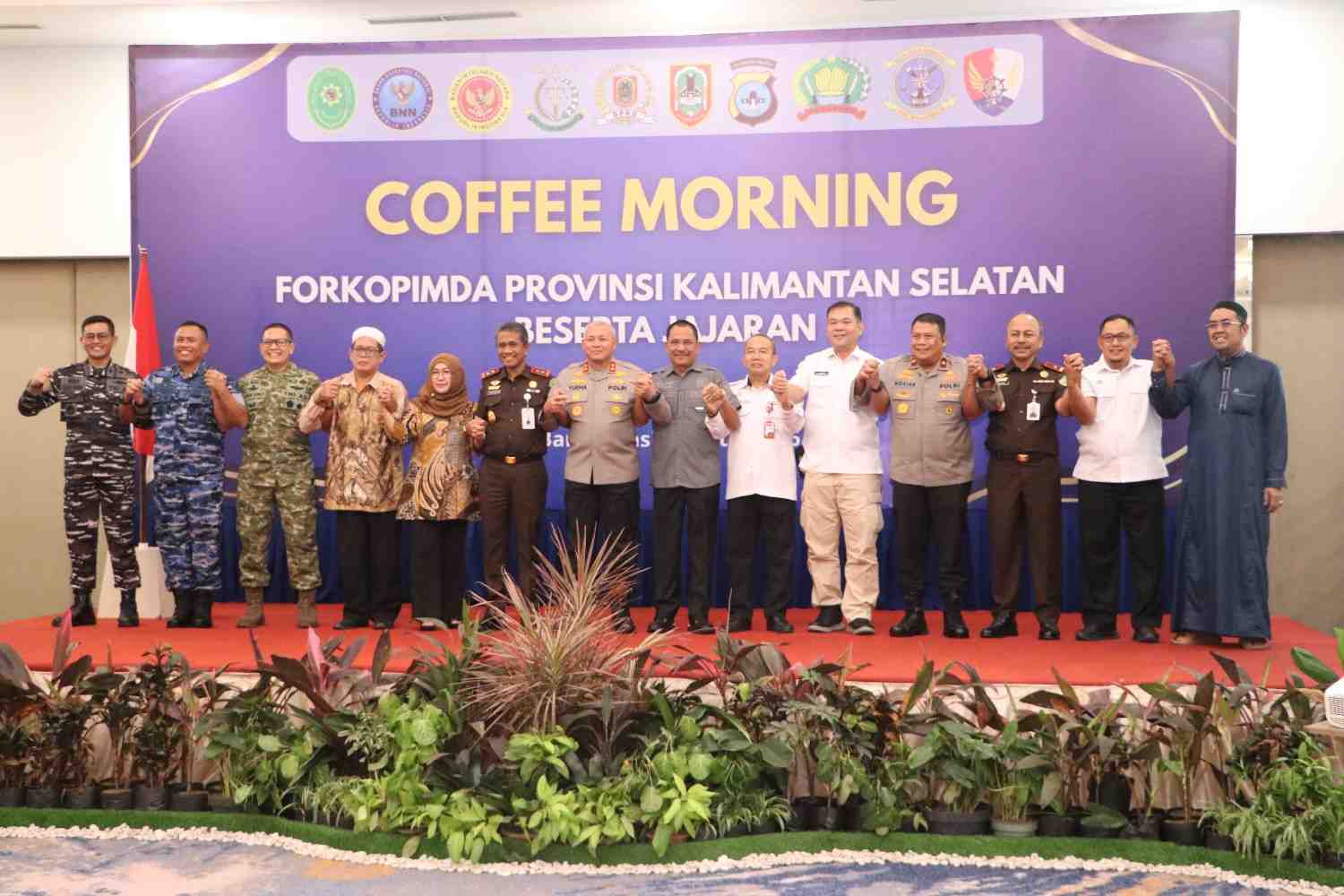 Forkopimda Kalsel Perkuat Soliditas Lewat Coffee Morning, Komitmen Jaga Stabilitas dan Dukung Pembangunan