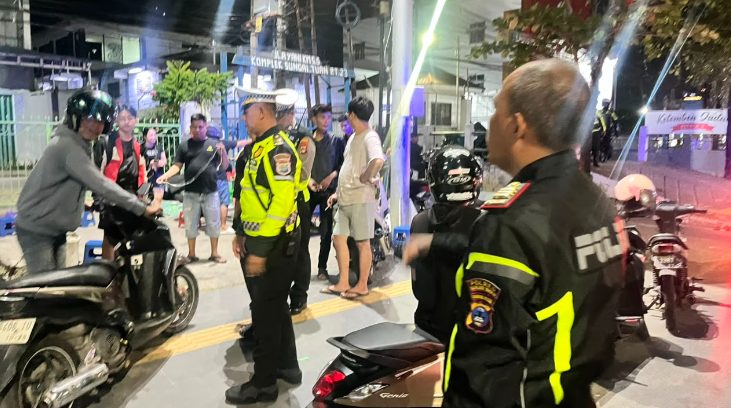 Balap Liar Jadi Perhatian, Satlantas Polresta Banjarmasin Tingkatkan Patroli Malam Hari