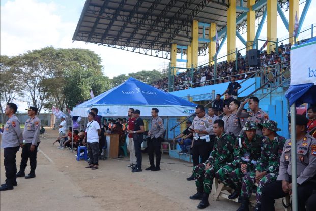 Polres HST Gandeng TNI dan Satpol PP Amankan Turnamen Bupati HST Cup 2026