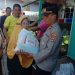 Ringankan Beban Korban Kebakaran, Polsek Banjarmasin Utara Bagikan Kebutuhan Pokok