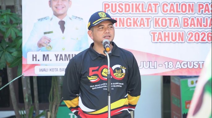 Pusdiklat Dimulai, 34 Calon Paskibraka Banjarmasin Siapkan Diri Emban Tugas 17 Agustus