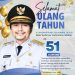 Wagub Kalsel H. Hasnuryadi Sulaiman Genap 51 Tahun, Dispersip Kalsel Sampaikan Doa dan Harapan Terbaik