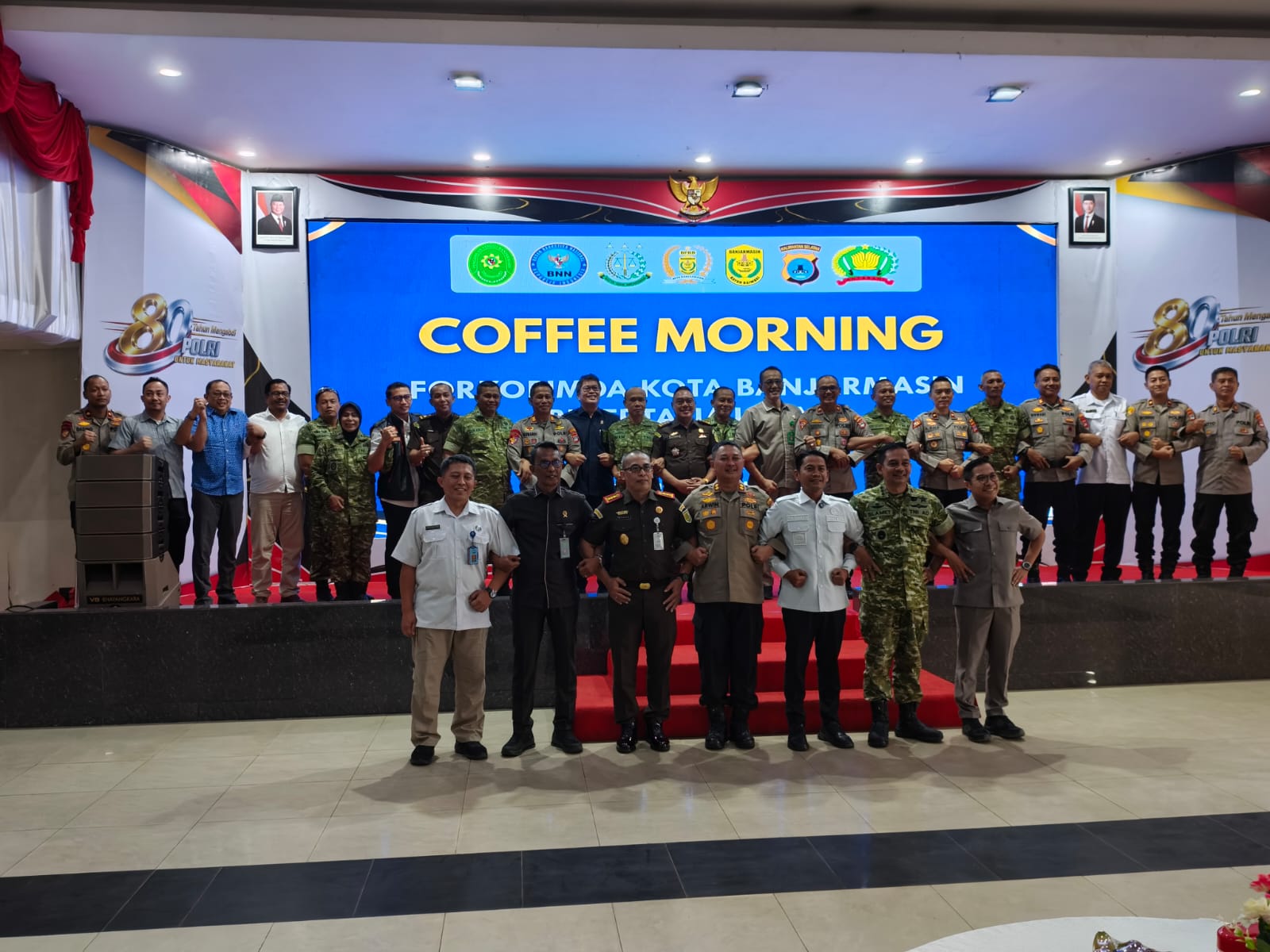 Coffee Morning Forkopimda Bahas Isu Strategis dan Penguatan Koordinasi di Banjarmasin