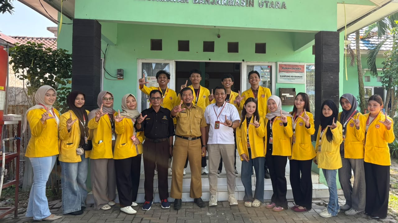 Kolaborasi dengan Perpusnas RI dan Kelurahan Alalak Selatan, Mahasiswa Administrasi Bisnis FISIP ULM Perkuat Literasi Lewat KKN Tematik