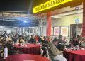 Nobar Final Piala Dunia, Polsek Banjarmasin Timur Pererat Kedekatan dengan Warga