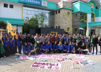 Aksi Damai di Kantor PLN Barabai, Mahasiswa dan PLN Sepakati Langkah Tindak Lanjut
