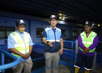 Kemarau Picu Penurunan Debit Air Baku, Dirut PAM Bandarmasih Tinjau Langsung IPA II Pramuka