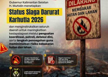 Kalsel Tetapkan Status Siaga Darurat Karhutla 2026, Masyarakat Diminta Tingkatkan Kewaspadaan