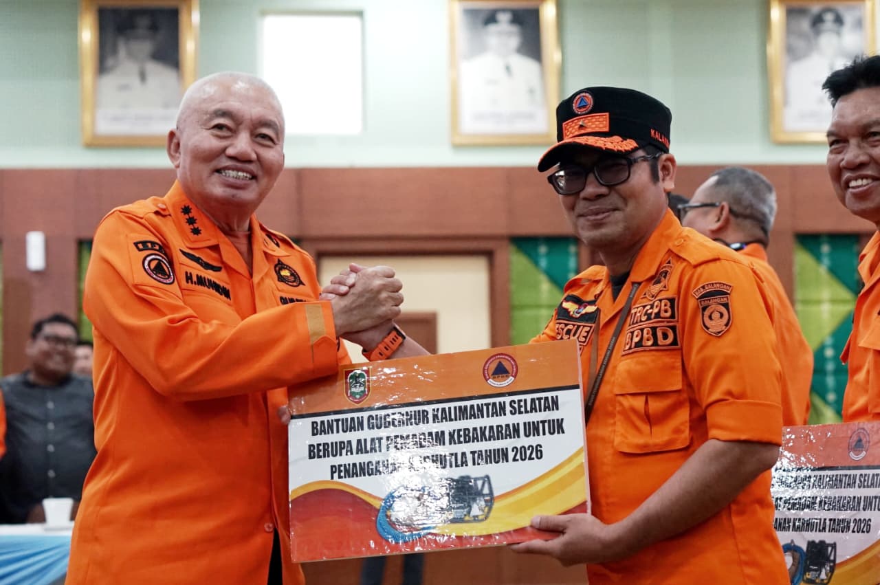 BPBD Balangan Terima Bantuan Peralatan Karhutla dari Gubernur Kalsel, Perkuat Kesiapsiagaan Hadapi Musim Kemarau
