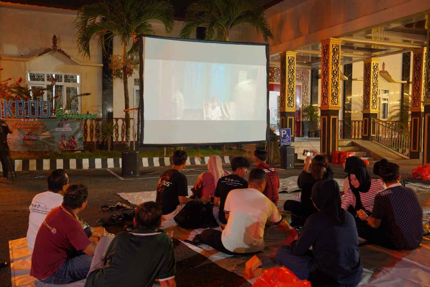 Bioskop Keliling Disdikbud Kalsel Hadir di Balangan, Kenalkan Film Lokal Sarat Budaya