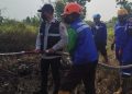 Karhutla Guntung Damar Belum Sepenuhnya Padam, Tim Gabungan Perketat Pembasahan