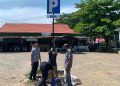 Dishub Balangan Tata Perparkiran, Pasang Rambu Parkir di Sejumlah Pasar