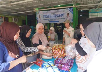 Pasar Murah Disperindag Balangan Diserbu Warga Desa Dahai, Bantu Tekan Harga Kebutuhan Pokok