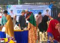 Pasar Murah ke-54 Disperindag Balangan Diserbu Warga, Sembako Ludes Terjual