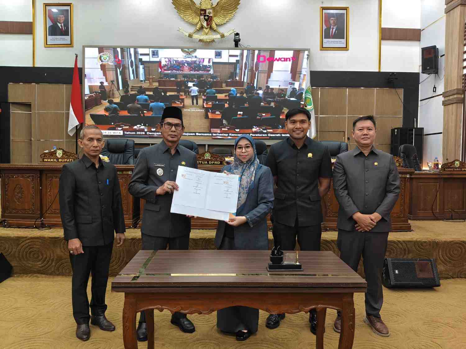 DPRD Balangan Setujui Perubahan APBD 2026