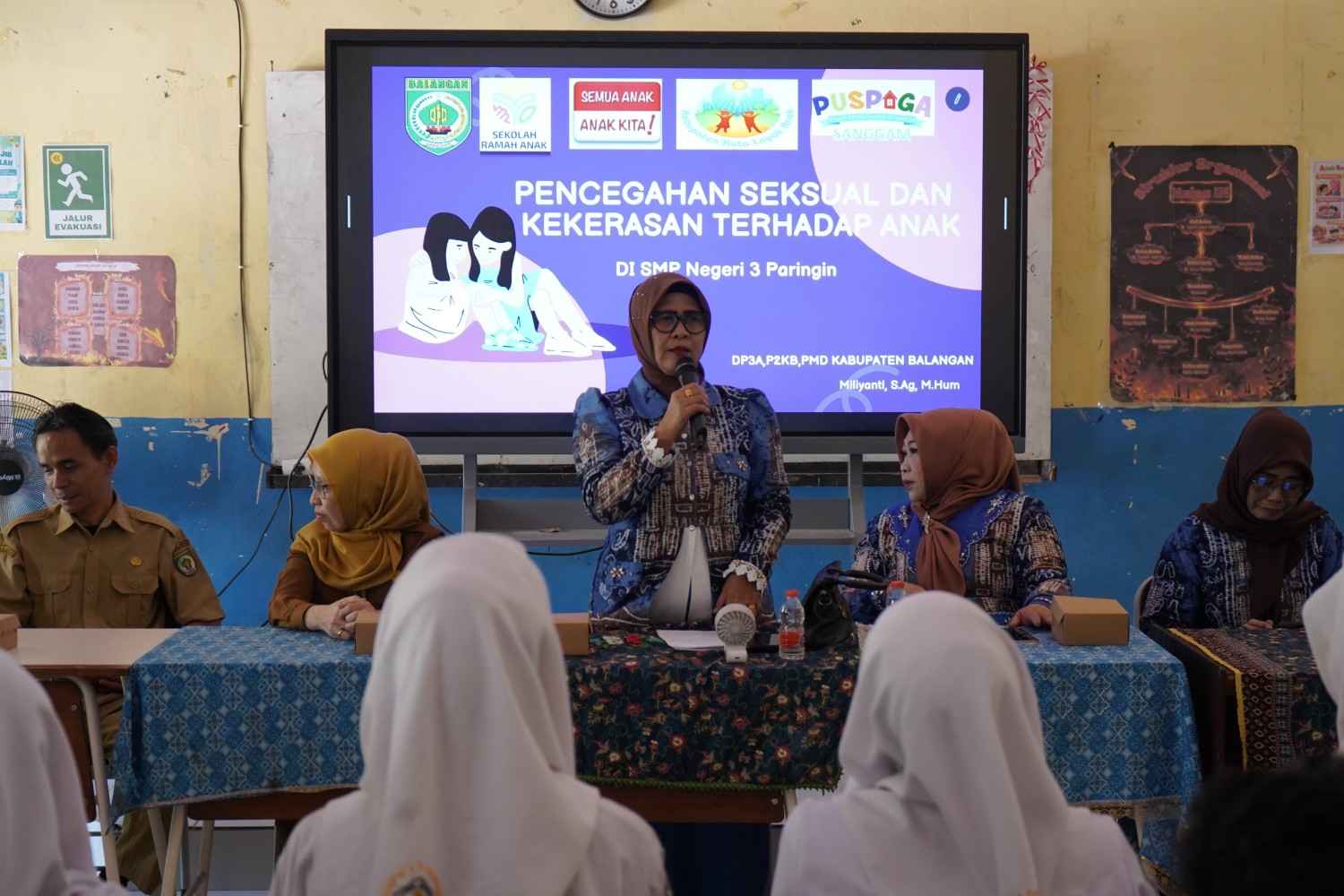 GOW Balangan Bekali Siswa SMP Negeri 3 Paringin Cegah Kekerasan Seksual