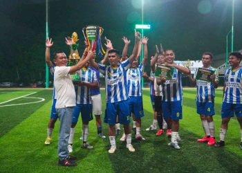 PDAM Balangan Juara Bupati Cup, Tekuk PGRI 6-2 di Laga Final