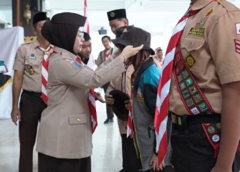 Tak Sekadar Berkemah, Pramuka Banjarmasin Bawa Misi Kenalkan Budaya Banjar di Jamnas