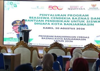 Dukung Pendidikan Anak Duafa, BAZNAS Banjarmasin Targetkan 300 Penerima Beasiswa