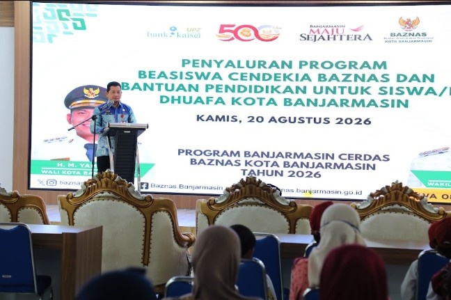 Dukung Pendidikan Anak Duafa, BAZNAS Banjarmasin Targetkan 300 Penerima Beasiswa