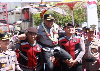 Farewell dan Welcome Parade, Polresta Banjarmasin Sambut Pemimpin Baru