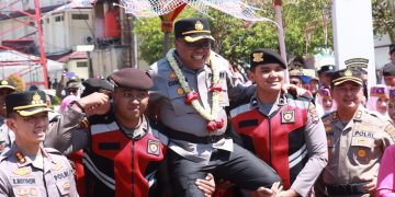 Farewell dan Welcome Parade, Polresta Banjarmasin Sambut Pemimpin Baru