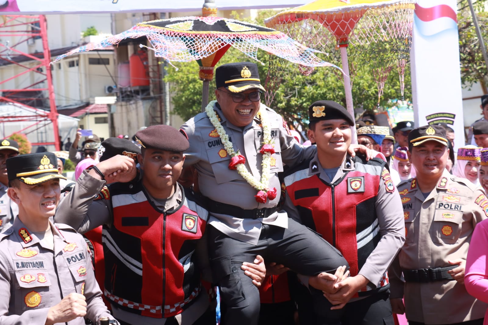 Farewell dan Welcome Parade, Polresta Banjarmasin Sambut Pemimpin Baru