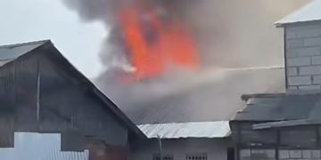 Kebakaran Hanguskan 4 Rumah dan 1 Bedakan di Banjarmasin Selatan, 33 Jiwa Terdampak