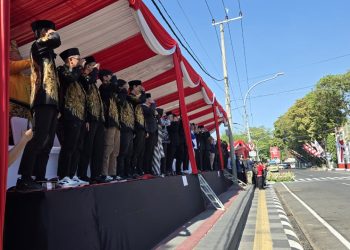 Kuatkan Nasionalisme, Mitra Deradikalisasi Ikuti Upacara HUT ke-81 RI di Kalsel